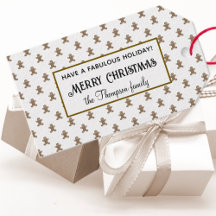 Gingerbread Man Cookie Pattern Merry Christmas 10 