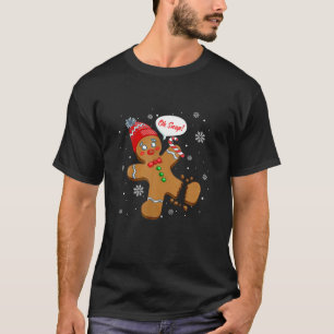 Gingerbread Man Cookie X-Mas Oh Snap Funny Cute Ch T-Shirt