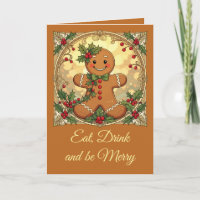 Gingerbread Man Cookies Festive Christmas