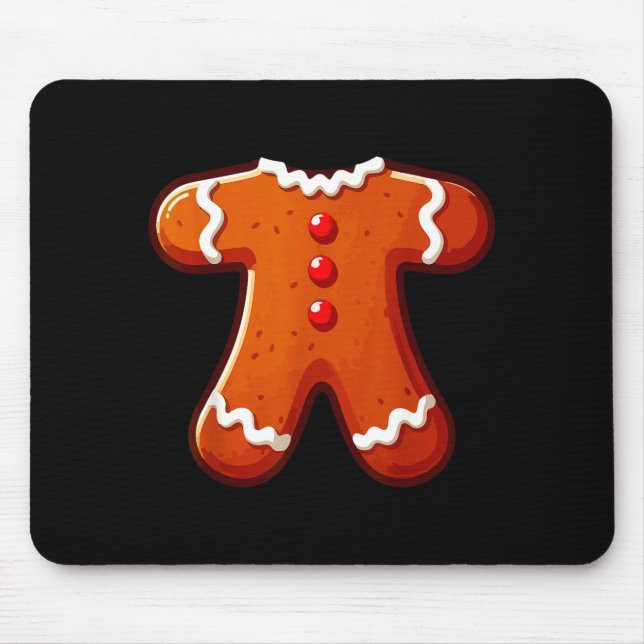 Gingerbread Man Costume Adult Kids Men Women Cooki Mouse Pad (Front)