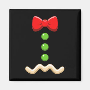 Gingerbread Man Costume Christmas Halloween Cookie Magnet