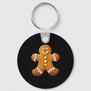 Gingerbread Man Costume Funny Halloween Christmas  Key Ring