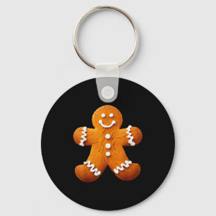 Gingerbread Man Costume Funny Halloween Christmas  Key Ring