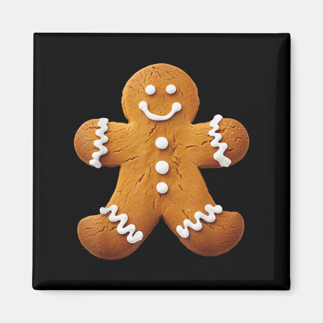 Gingerbread Man Costume Funny Halloween Christmas  Magnet (Front)