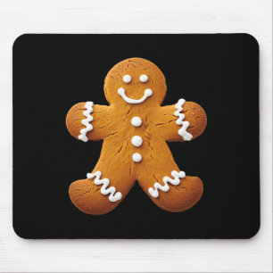 Gingerbread Man Costume Funny Halloween Christmas  Mouse Pad