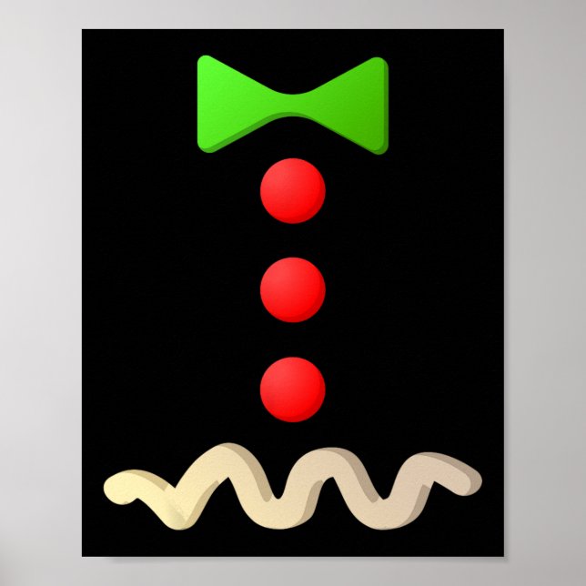 Gingerbread Man Costume Halloween Costume  Poster (Front)