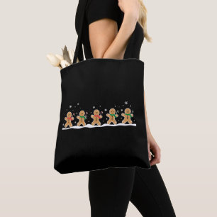 Gingerbread Man Cute Christmas Holiday Baker  Tote Bag