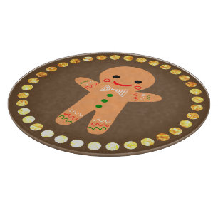 Gingerbread Man Cutting Board