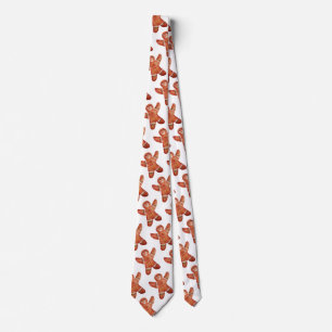 Gingerbread Man Drawing Tie