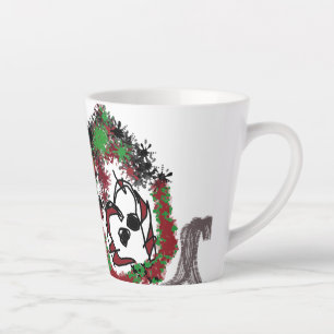 Gingerbread man fun latte mug