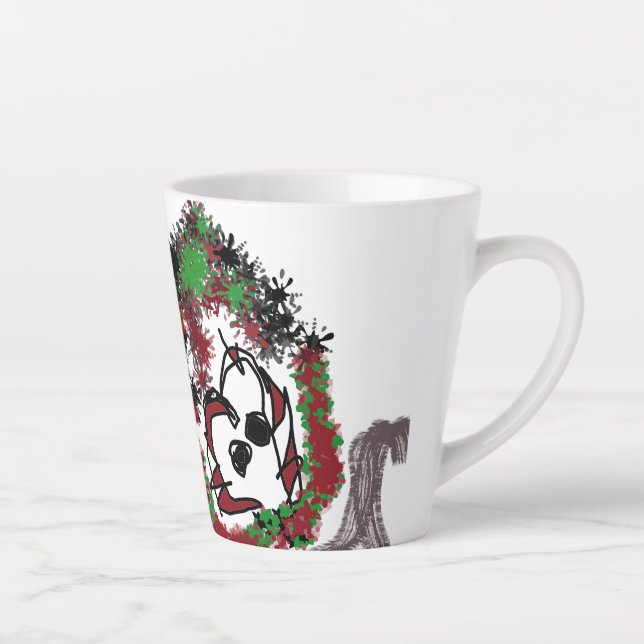 Gingerbread man  fun   latte mug (Right)