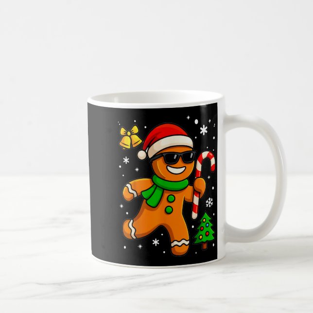Gingerbread Man Funny Christmas Cookie Costume Bak Coffee Mug (Right)
