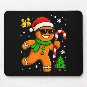 Gingerbread Man Funny Christmas Cookie Costume Bak Mouse Pad