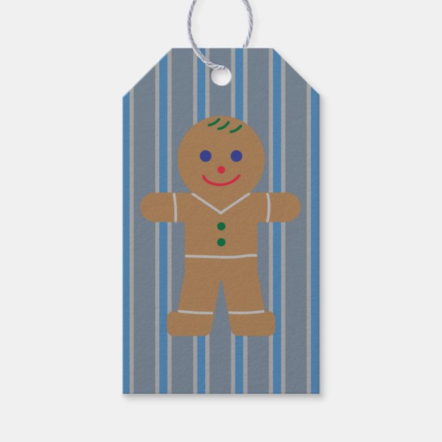 Gingerbread Man Gift Tags (Front)