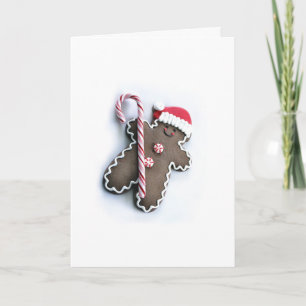 Gingerbread Man Holiday Card