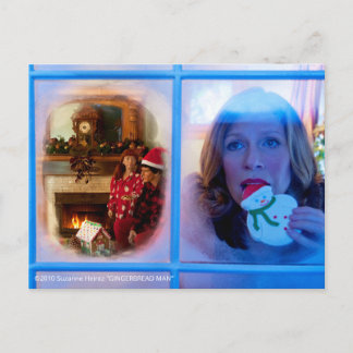 GINGERBREAD MAN Holiday Postcard