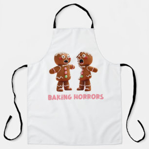 Gingerbread Man Horror Apron