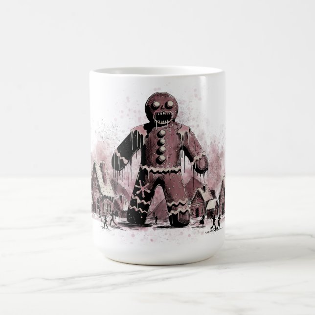 Gingerbread Man Horror Coffee Mug (Center)