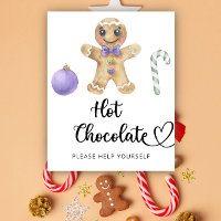 Gingerbread man - Hot chocolate bar