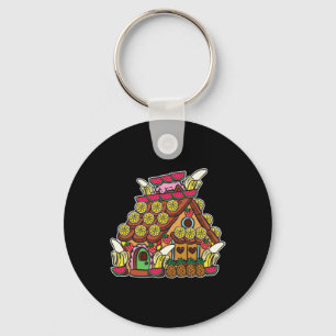 Gingerbread Man In Swimming Trunks Christmas In Ju Key Ring