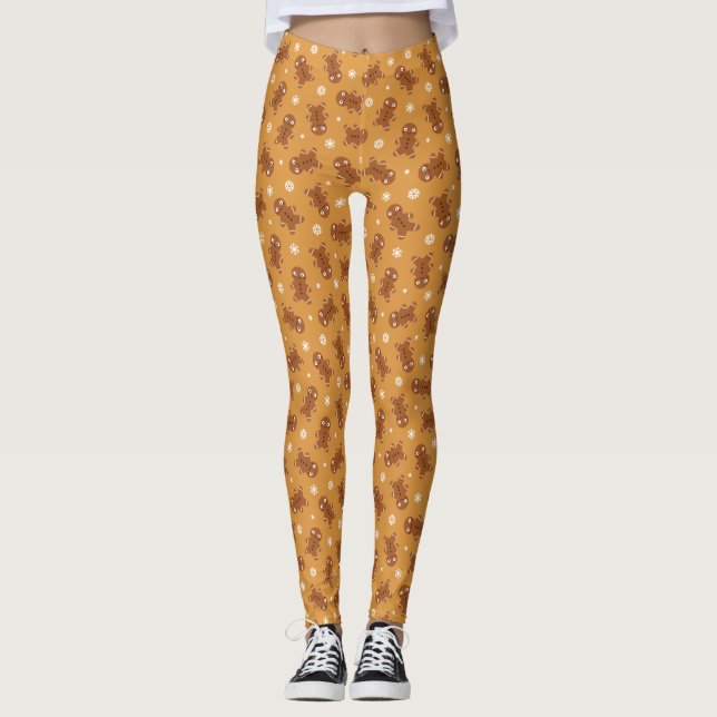 Gingerbread Man Leggings (Front)