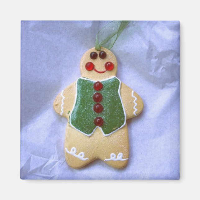 Gingerbread Man Magnet (Front)