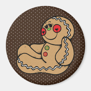 Gingerbread Man Magnet