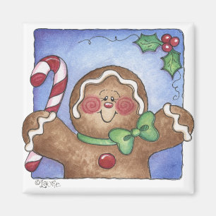 Gingerbread Man Magnet