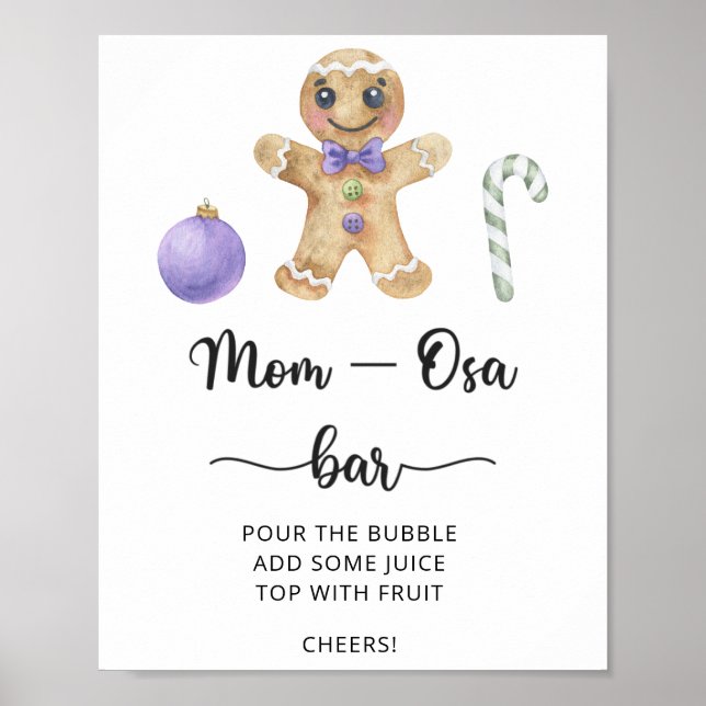 Gingerbread man \ Mum-osa bar  Poster (Front)