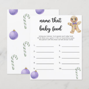 Gingerbread man - Name that baby food