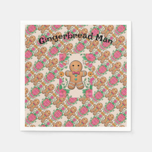 Gingerbread Man Napkin
