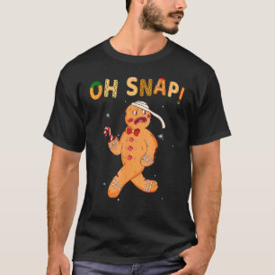 Gingerbread Man Oh Snap Christmas Cookie Costume B T-Shirt