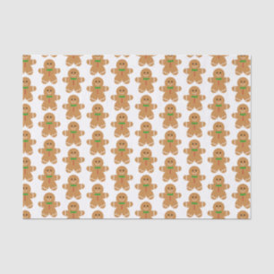 Gingerbread Man Pattern Tissue Paper