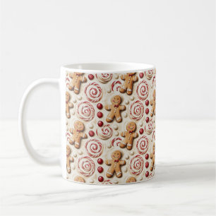 Gingerbread Man Peppermint Cookies Coffee Mug
