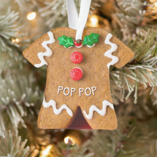 Gingerbread Man Personalised Christmas Ornament