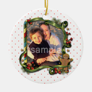 Gingerbread Man Photo Ornament