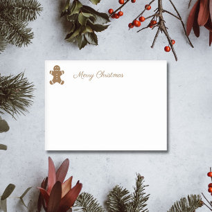 Gingerbread Man Post-it Notes