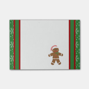 Gingerbread Man Post-it Notes