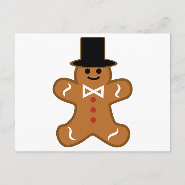 Gingerbread Man Postcard (Front)