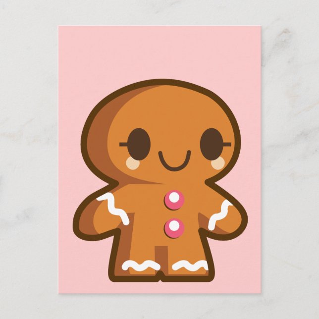 Gingerbread Man Postcard (Front)