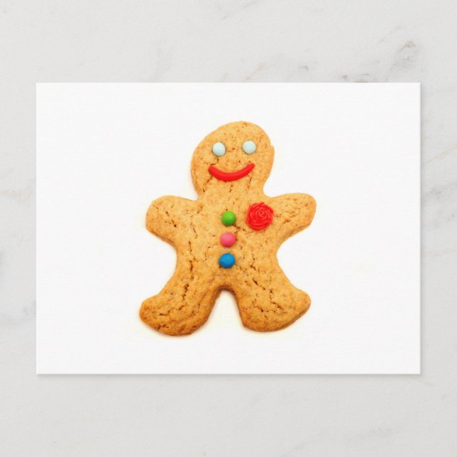 Gingerbread man postcard (Front)