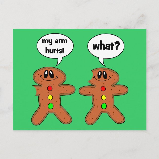 gingerbread man postcard (Front)