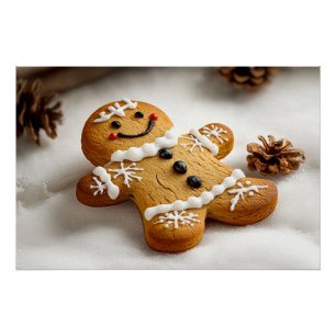 Gingerbread Man Poster