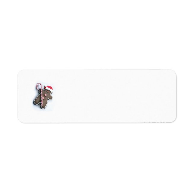 Gingerbread Man return address lable Return Address Label (Front)