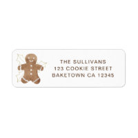 Gingerbread Man Return Address