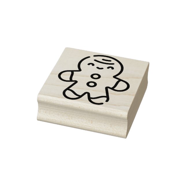 gingerbread man rubber stamp (Stamp)