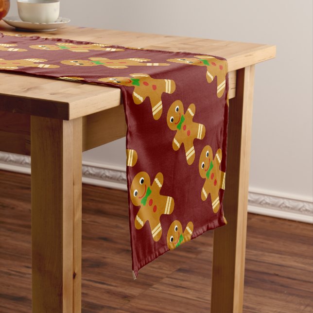 Gingerbread Man Short Table Runner (In Situ)