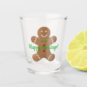 Gingerbread Man Shot Glass
