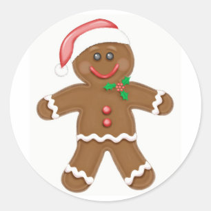 Gingerbread Man Sticker