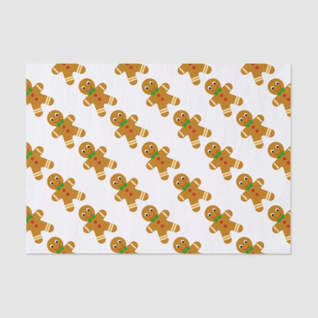Gingerbread Man Tissue Paper (Front)